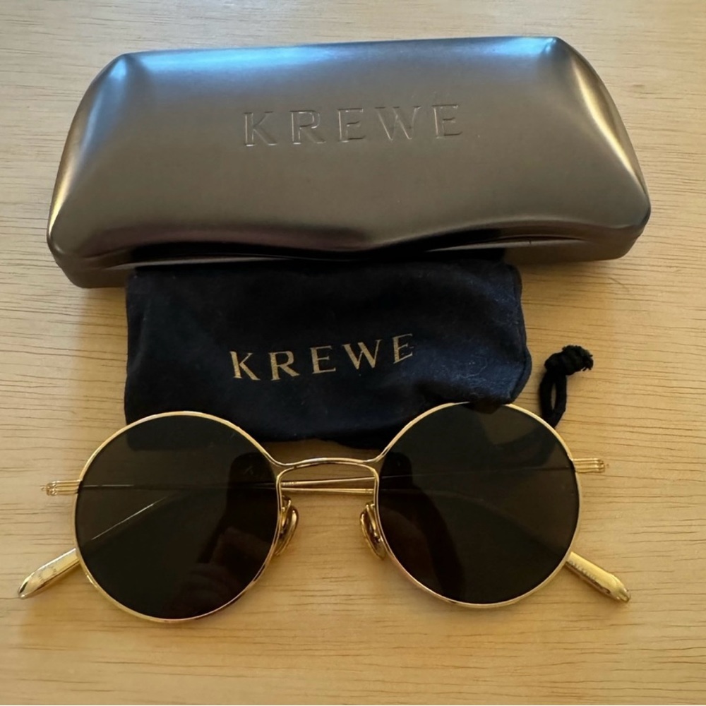 Krewe Dante Titanium Polarized Sunglasses